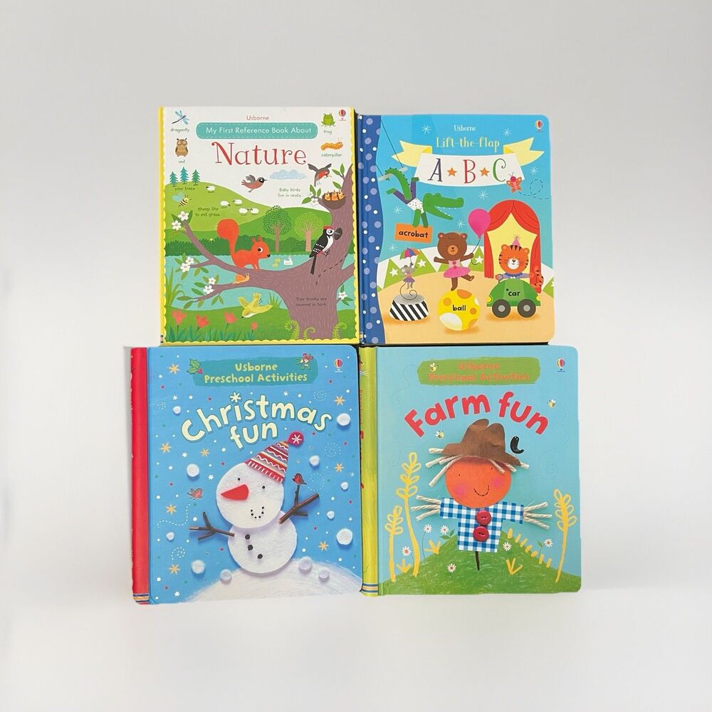 Lot 11 X Usborne Board Books Children's Educational Potty Training Animals Pre-K
